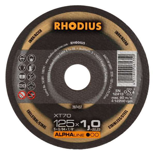 Rhodius xt70 alpha line